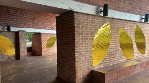 Gold leaves