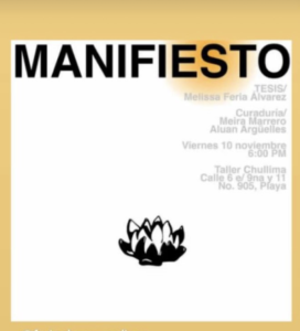 Manifiesto, 2024. Melissa Feria